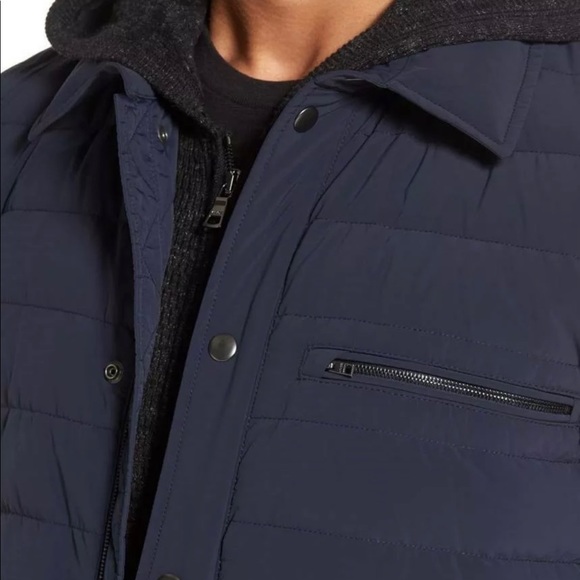 Vince Quilted Down Shirt Jacket - Picture 8 of 12